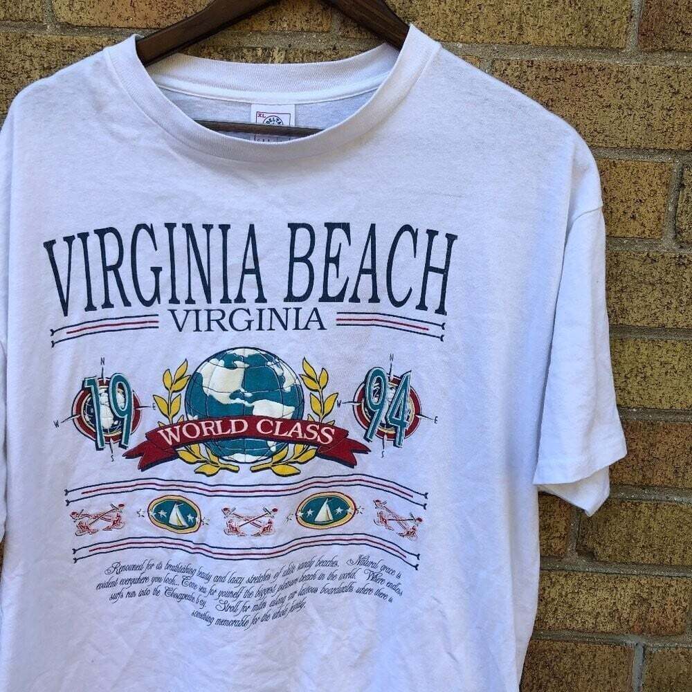 Vintage Single Stitch 1994 Virginia Beach World Class T Shirt XL